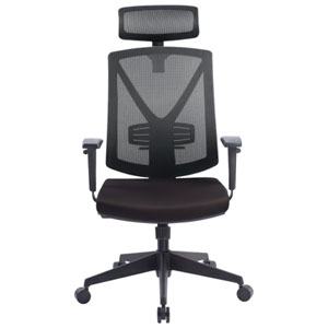 TygerClaw Ergonomic High-Back Mesh Executive Chair (BTYFC20111Y) - Black