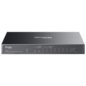 TP-Link Omada 10-Port Gigabit Easy Managed Switch with 8-Port PoE+ (ES210GP)