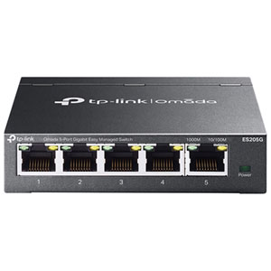 TP-Link Omada 5-Port Gigabit Easy Managed Switch (ES205G)