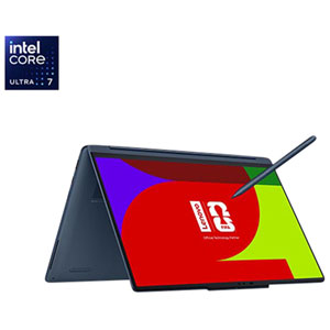 Lenovo Yoga 9i 14" 120Hz HDR Touchscreen 2-in-1 Laptop - Intel Core Ultra 7 355 - 32GB LPDDR5x - 1TB SSD - Windows 11 Home - Cosmic Blue
