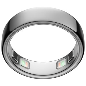 Oura Ring 5 Smart Ring with Health, Sleep & Fitness Tracking - Silver - Size 13