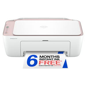 HP DeskJet 2942 Imprimante Multifonction Sans Fil à Jet d'Encre - Rose Pâle