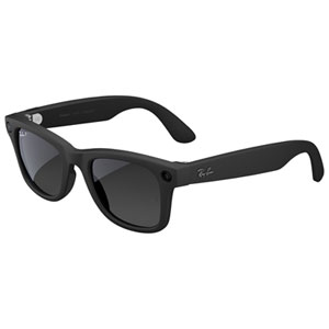 Ray-Ban | Meta Wayfarer (Gen 2) Glasses with AI, Photo, Video, Audio & Messaging - Matte Black/Polarized Gradient Graphite