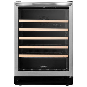 Frigidaire Gallery 57-Bottle Freestanding Wine Cooler (GRWE5726AS) - Stainless Steel 
