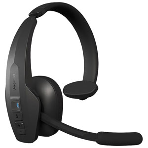 BlueParrott Pro B450 Wireless Bluetooth Mono Headset with 98% Noise-Cancelling Microphone