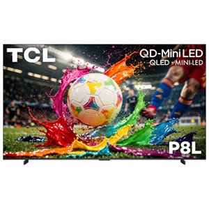 TCL 98" P8L Series 4K UHD Dolby Vision IQ HDR QD-Mini LED 120Hz Dolby Atmos Google TV Smart TV (98P8L) - 2026 - Great for Gaming