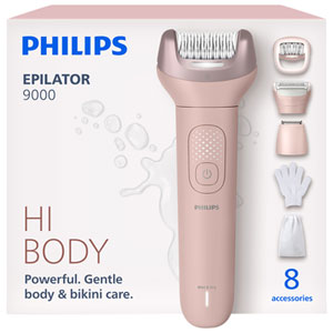 Philips Series 9000 Wet/Dry Epilator (BRE717/00)