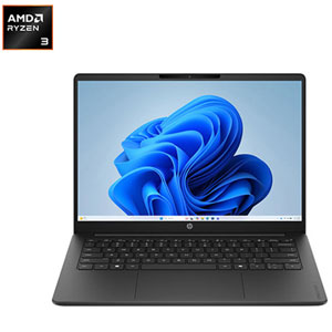 HP OmniBook 14" Business Laptop - AMD Ryzen 3-30 - 8GB LPDDR5 - 256GB SSD - Windows 11 Home - Mica Silver