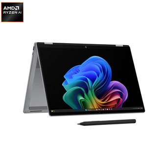 HP OmniBook X 16" Touchscreen 2-in-1 Laptop - AMD Ryzen Ai7 450 - 32GB LPDDR5X - 2TB SSD - Windows 11 Home - Meteor Silver
