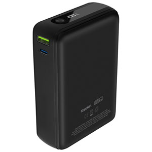 Kopplen 20000 mAh 40W USB-A & Dual USB-C Power Bank - Black