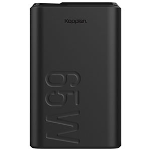 Kopplen 20000 mAh 65W USB-A & Dual USB-C PD Power Bank with Display - Black