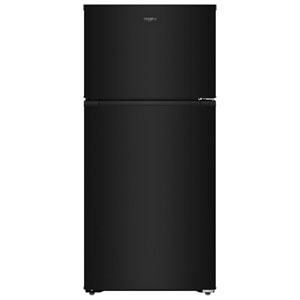 Whirlpool 29" 14.3 Cu. Ft. Top Freezer Refrigerator with LED Lighting (WRTX3314TB) - Black