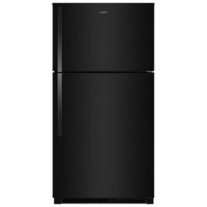 Whirlpool 33" 21.3 Cu. Ft. Top Freezer Refrigerator (WRTX7421TB) - Black