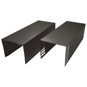 KitchenAid Chimney Extension Kit for ceilings 9"-12" High (EXTKIT12HBE) - Black Ore