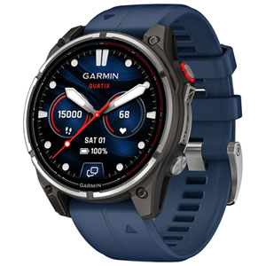 Garmin quatix 8 Pro 47mm Marine GPS Smartwatch - Captain Blue