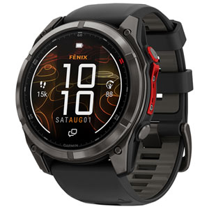 Garmin fēnix 8 Pro 51mm Multisport GPS Smartwatch - Black/Pebble Grey