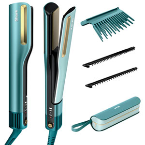 Shark SilkiPro Straight Wet-to-Dry Straightener & Rapid Blow Dryer - Blue