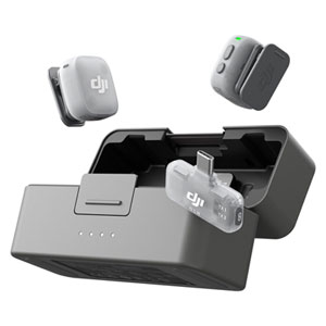 DJI Mic Mini 2 Wireless Microphone (2 TX + Mobile Receiver + Charging Case)