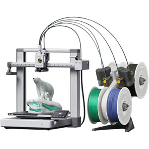 Bambu Lab A1 Combo Multi-Colour Multi-Material Full-Auto Calibration Active Flow Rate Compensation Wireless 3D Printer