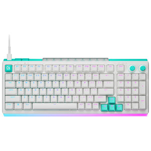 Logitech G G512 X 98 Backlit Linear Mechanical DUAL SWAP TMR Analog Full-Size Gaming Keyboard - White - English