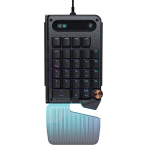 Turtle Beach Command Series KP7 Backlit Hall Effect Titan Switches Modular keypad - Black - Bilingual