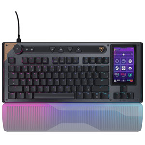 Turtle Beach Command Series KB7 Backlit Mechanical Titan Switches TKL Gaming Keyboard - Black - Bilingual