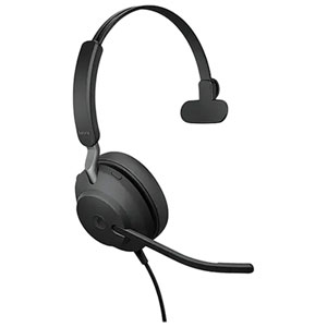 Jabra Evolve2 40 SE Mono Headset with Microphone - Black