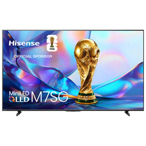 Hisense 55" M7SG 4K UHD Dolby Vision HDR Hi-QLED Mini-LED Dolby Atmos AI Google TV Smart TV (55M7SG) - 2026 - Only at Best Buy