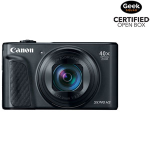 Open Box - Canon PowerShot SX740 HS Wi-Fi 20.3MP 40x Optical Zoom