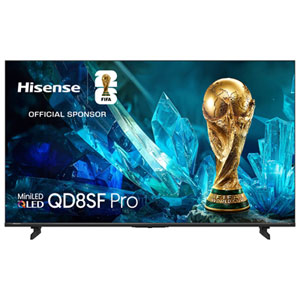 Hisense 55" QD8SF-Pro Series 4K UHD HDR Mini-LED QLED Fire TV Smart TV (55QD8SF Pro) - 2026 - Only at Best Buy