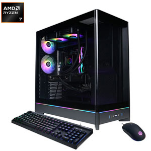 CyberPowerPC Gamer Supreme Gaming PC (AMD Ryzen 7 9700X/32GB RAM/2TB SSD/Radeon RX 9060 XT/Windows 11) - En