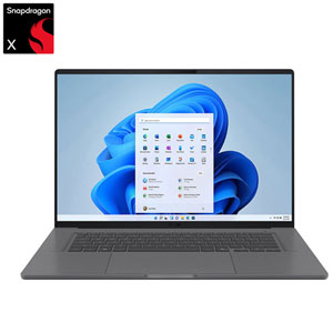 ASUS Zenbook A16 16" Laptop - Snapdragon X X1 26 100 - 16GB LPDDR5X - 512GB SSD - Windows 11 Home - Iceland Grey