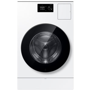 Samsung Bespoke AI 6.1 Cu. Ft. All in One Heat Pump Front Load Washer Dryer Combo- Energy Star (WD80H53BHWAC) - White