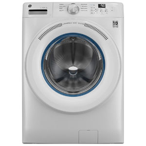 GE 5.3 Cu. Ft. High Efficiency Front Load Washer (GFW350SSYWW) - White