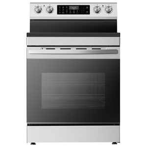 Midea 30" 6.3 Cu. Ft. Fan Convection 5-Element Freestanding Electric Range (MER30A15AST) - Stainless Steel