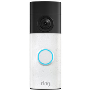 Ring Wire-Free Battery Video Doorbell (2nd Gen) - Speckled White