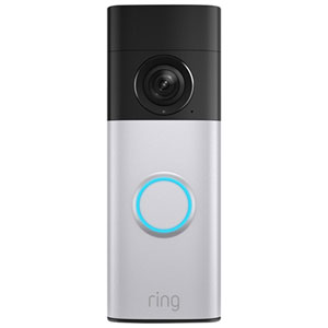 Ring Doorbell Plus Wire-Free Battery Wi-Fi Video Doorbell (2nd Gen) - Nickel Silver