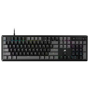 Corsair K70 CORE Backlit Mechanical Red Linear Gaming Keyboard - Carbon Grey - English