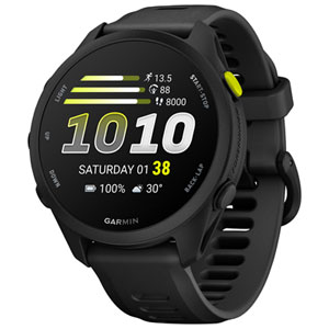 Garmin Forerunner 70 43mm AMOLED Bluetooth GPS Running Smartwatch - Black