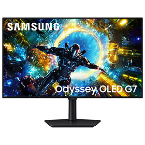 Samsung Odyssey G73H 32" 4K Ultra HD 165Hz 0,03 ms GTG OLED G-Sync FreeSync Moniteur de jeux (LS32HG730SNXZA) - noir