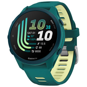 Garmin Forerunner 170 Music AMOLED Bluetooth GPS Running Smartwatch - Citron