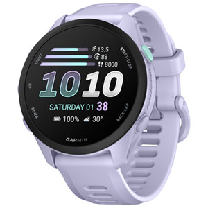 Garmin Forerunner 70 AMOLED Bluetooth GPS Running Smartwatch - Cool Lavender