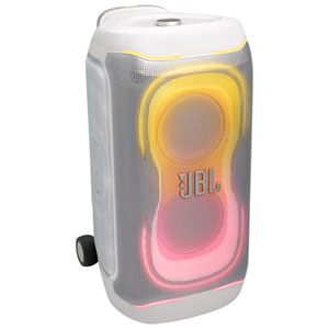 JBL Partybox 330 Splashproof Bluetooth Wireless Party Speaker - White