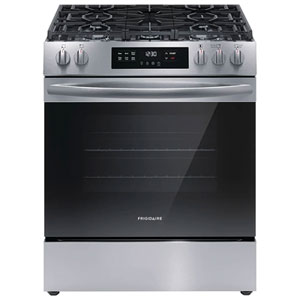 Frigidaire 30" 5.1 Cu. Ft. 5-Burner Free-Standing Gas Range (FCFG3062AS) - Stainless Steel
