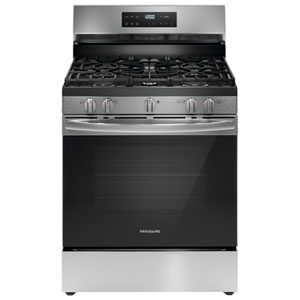 Frigidaire 30" 5.1 Cu. Ft. 5-Burner Free-Standing Gas Range (FCRG3062AS) - Stainless Steel