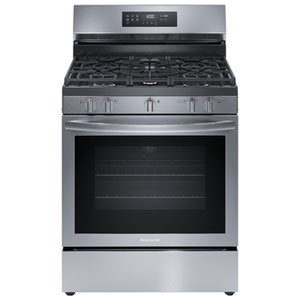 Frigidaire 30" 5.1 Cu. Ft. Fan Convection 5-Burner Free-Standing Gas Range (FCRG3083AS) - Stainless Steel