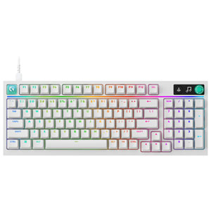 Logitech G316 X Backlit Mechanical Linear Full-Size Gaming Keyboard - White - English
