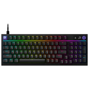 Logitech G316 X Backlit Mechanical Linear Full-Size Gaming Keyboard - Black - English