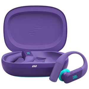 JBL Endurance Peak 4 In-Ear Noise Cancelling True Wireless Earbuds -Purple