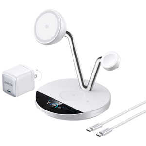 Anker Prime 3-in-1 25W Wireless Charging Dock with MagSafe (B25X7J21-5)